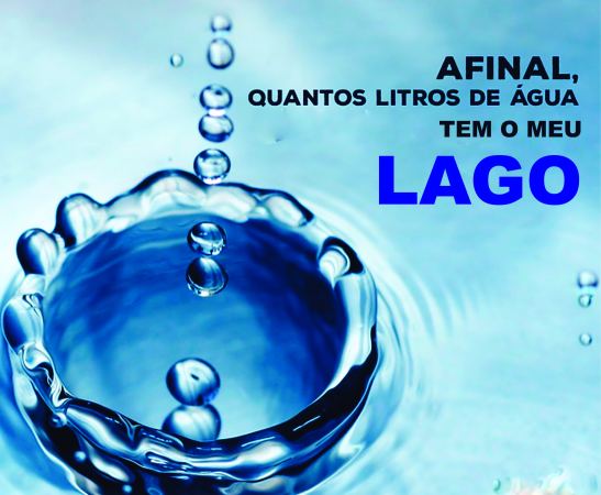 Como calcular o volume de água de um lago?